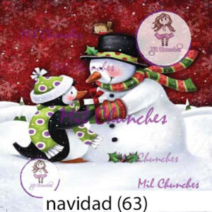 Cromo Papel Navidad-063