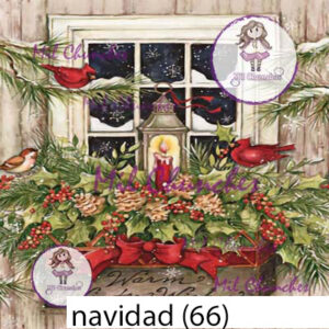 Cromo Papel Navidad-066