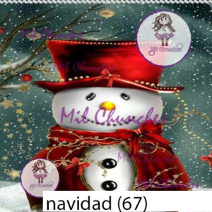 Cromo Papel Navidad-067
