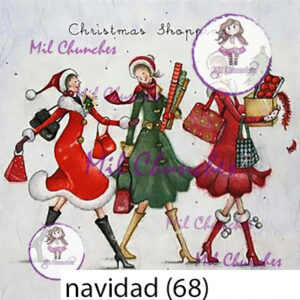 Cromo Papel Navidad-068