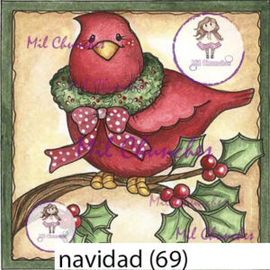 Cromo Papel Navidad-069