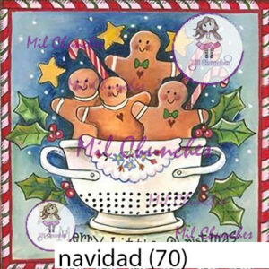 Cromo Papel Navidad-070