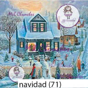 Cromo Papel Navidad-071