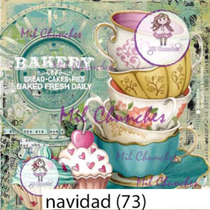 Cromo Papel Navidad-073