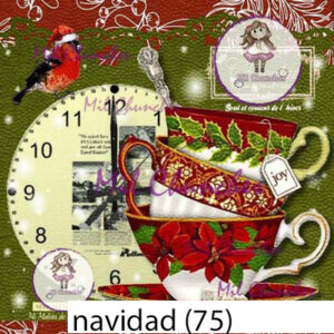Cromo Papel Navidad-075