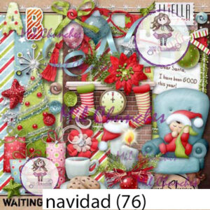 Cromo Papel Navidad-076