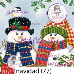 Cromo Papel Navidad-077