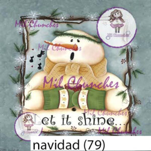 Cromo Papel Navidad-079