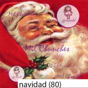 Cromo Papel Navidad-080