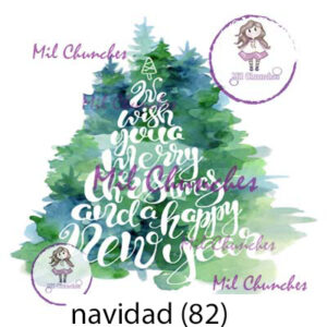 Cromo Papel Navidad-082