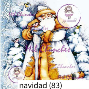 Cromo Papel Navidad-083