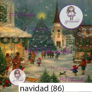 Cromo Papel Navidad-086