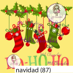 Cromo Papel Navidad-087