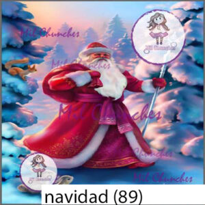Cromo Papel Navidad-089