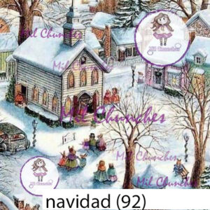 Cromo Papel Navidad-092