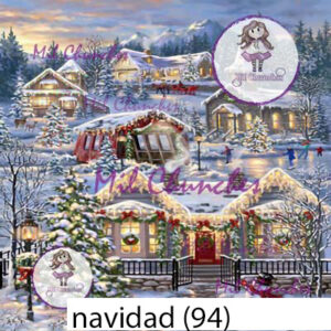Cromo Papel Navidad-094