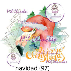 Cromo Papel Navidad-097
