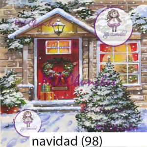 Cromo Papel Navidad-098