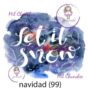 Cromo Papel Navidad-099