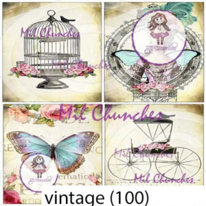 Cromo Papel Vintage-100