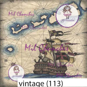 Cromo Papel Vintage-113