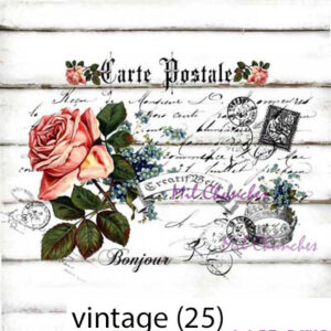 Cromo Papel Vintage 025
