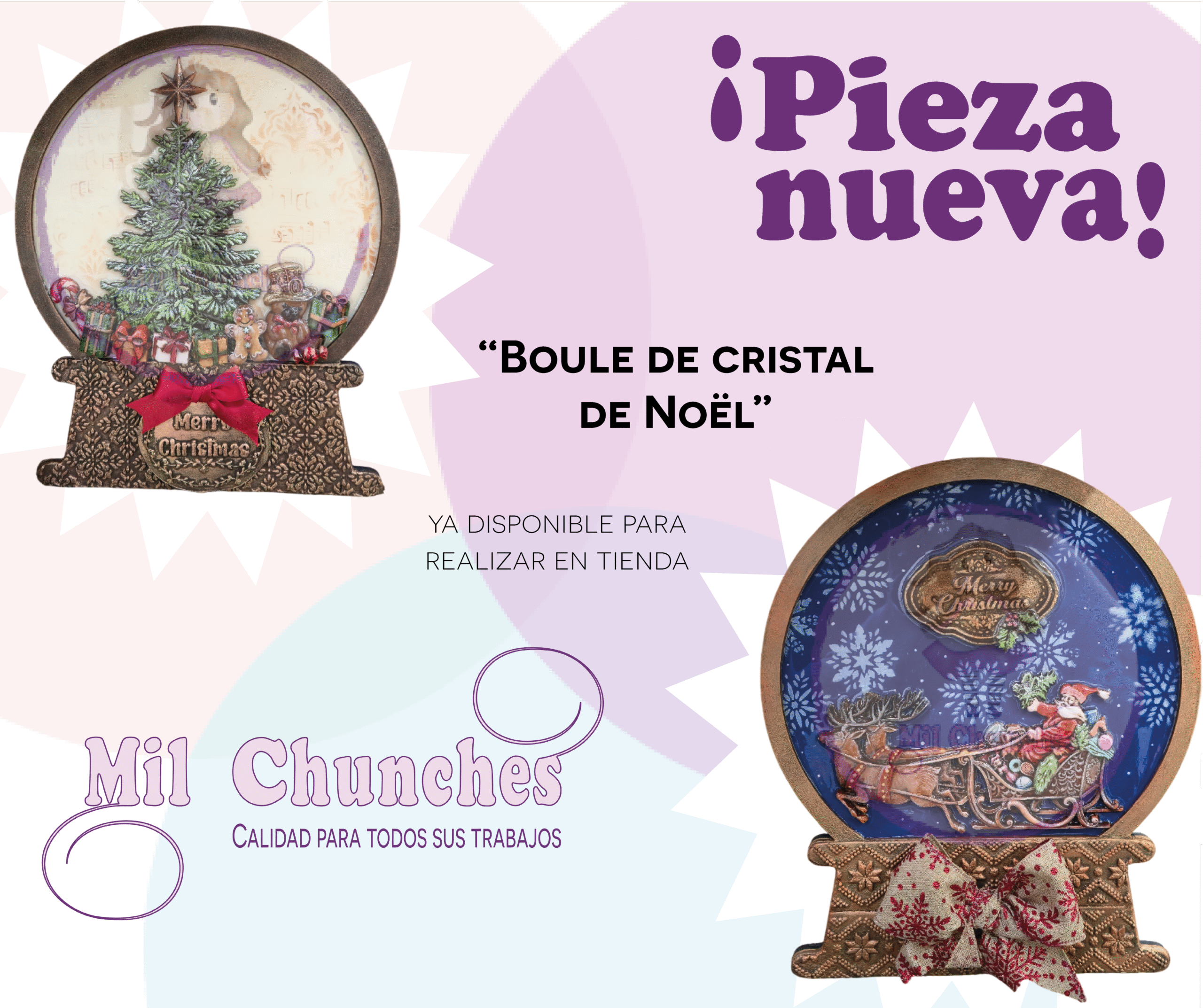 Boule de cristal de Noel