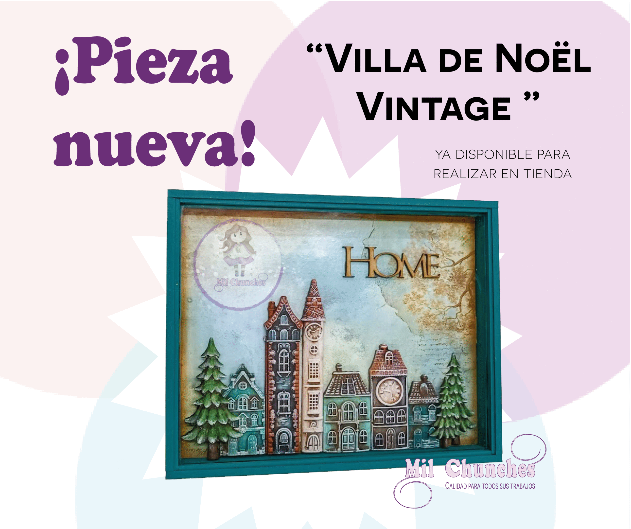 Villa Navideña Vintage
