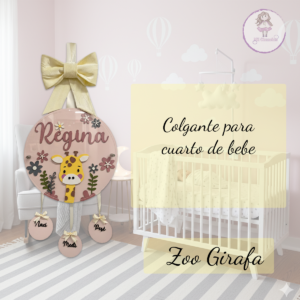 Colgante para Bebe Zoo Jirafa